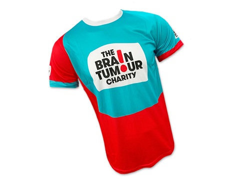 The Brain Tumour Charity running technical t-shirt